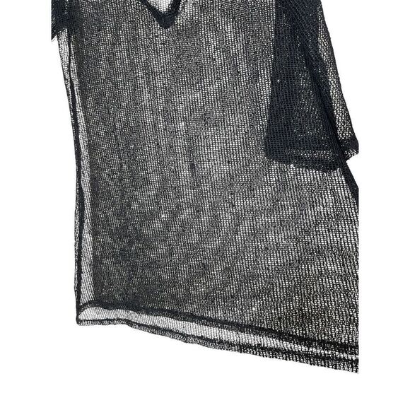 Jordan Taylor Y2K Black Sequin Sheer Swim Cover Size M - Picture 4 of 8